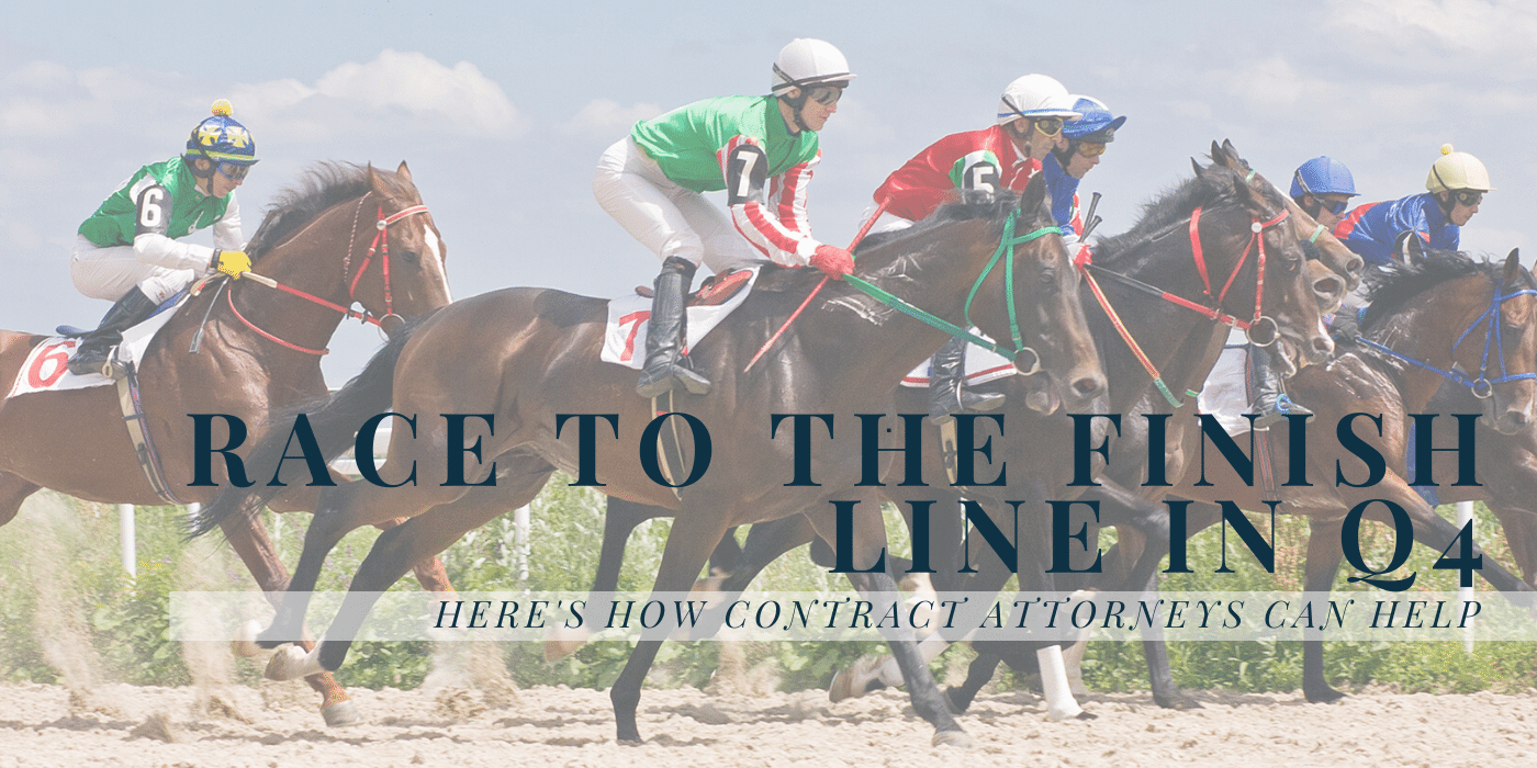 Contract Attorneys Can Help You to the Finish Line